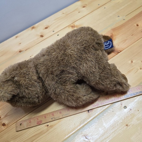 Gund Vintage Teddy Bear Plush Brown Collectors Classics 1977 Stuffed Animal - Picture 10 of 11